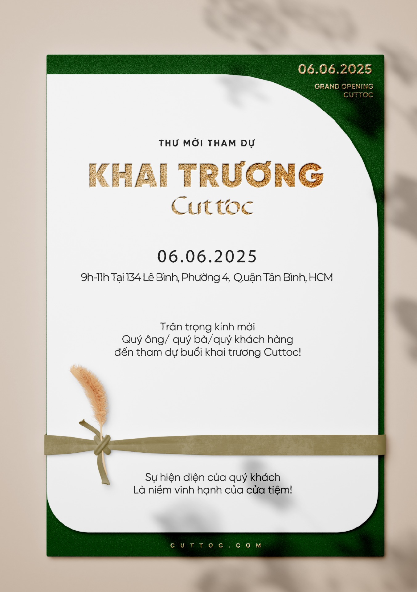 khai trương Cuttoc